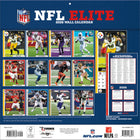 Turner Licensing 2026 Nfl Elite Monthly Wall Calendar - 12" W x 12" H  - English-Bonus page featuring September - December 2025