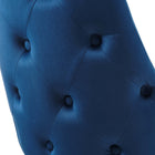 Modway Adorn Performance Velvet Dining Side Chair - Navy - 2 Pack-Chair Weight Capacity: 300 lbs.