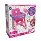 JC Toys For Keeps! High Chair & Accessory Set-Easy to clean