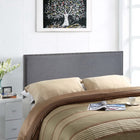 Modway Region Nailhead Upholstered Queen Headboard - Smoke-Fine linen upholstering