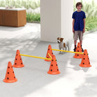 PawHut Dog Agility Hurdle and Cone Set-bag included FOR simple storage 