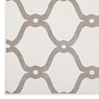Modway Beltara Chain Link Transitional Trellis Area Rug - 5 ft W x 8 ft L - Beige/Ivory-100% Soft Heat-Set Polypropylene