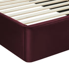 Modway Solana Arched Performance Velvet Queen Platform Bed - Mulberry-Weight Capacity: 800 lb