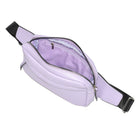 Nicci Waist Bag with Web Strap - Lilac-Adjustable Waist Strap 18"-27.75"
