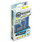 Wicked Audio Omen Bluetooth Wireless In-Ear Headphones, Blue (WIBT1751)-In ear wireless headphones