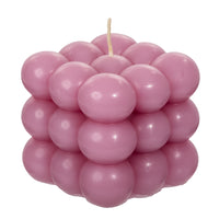 General Supply Goods + Co Bubble Candle - 13.4 oz - Pink-13.4 oz decorative bubble-shaped candle