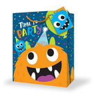 Millbrook Studios Juvenile Birthday Gift Bags - Medium - Monster - 12 Pack (47541)-9" x 4" x 7"