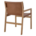 Modway Sonora Leather Dining Chair - Chestnut Tan-7