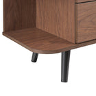 Modway Langston 63" Open Display Storage Sideboard - Walnut Grey-8
