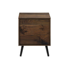 Monarch Specialties 24" 2-Drawer Laminate Accent Table - Walnut-Product dimensions: 19" W x 15.75" D x 24" H