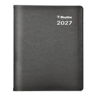 Blueline 2027 Net Zero Carbon Monthly Planner with Twin-Wire Binding - 8-7/8" x 7-1/8" - Assorted Colours - Bilingual-One month on each spread, one ruled block per day