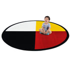 Joy Carpets Wheel Of Life - 5'4" Round - Multicolour-StainSmart lifetime soil and stain protection cleans easily using only soap and water