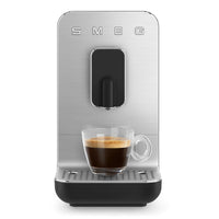 SMEG Fully Automatic Espresso Maker - Black-Heating system with Thermoblock technology. It keeps water at the optimal temperature for brewing coffee.