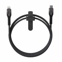UAG Rugged Kevlar Core USB-C to Lightning Charge/Sync Cable 5ft - Black/Grey-MFI Certified