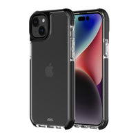 AXS PROShield Plus Drop-tested Clear Case for Apple iPhone 15 - Black-Sleek reinforced corners maximize shock absorption by creating an air cushion between your phone and any surface