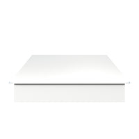 Nexera Valere Platform Bed - Queen Size - White-Clean and Modern Style: Elevate your bedroom with the sleek and clean lines of our platform bed, designed to complement any room decor effortlessly