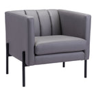 Zuo Jess Accent Chair - Grey-Assembly required