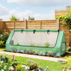 Outsunny Mini Greenhouse - 94.5" x 35.4" x 35.4" - Large top opening provides easy access to the inside
 