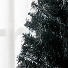 HOMCOM 6' Artificial Christmas Tree with Auto Open - Black-Sturdy and stable base for better stability 