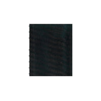 Blueline MiracleBind Hardcover Notebook, 9-1/4 x 7-1/4", Black Lizard-Like, 150 Pages-Twin-wire binding with lizard-like hardcover