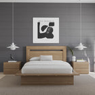 Nexera Malibu Headboard - Full Size - Brown Oak-6