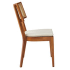 Modway Caledonia Fabric Upholstered Wood Dining Chair - Walnut/Beige - 2 Pack-8