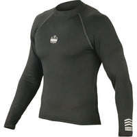 Ergodyne Long Sleeve Thermal Shirts (SEC964)-Colour: Black