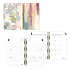 Blueline 13 Months Weekly/Monthly Academic Planner - July to July - 8" H x 5" W - Splash Design - English-13 Months, July to July