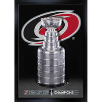 Frameworth Carolina Hurricanes 20" H x 29" W Framed Canvas 2026 Stanley Cup Champions Framed Canvas Wall Art 22.5x31.5 Frameworth - Licensed-Officially licensed NHL and NHLPA wall art: Carolina Hurricanes 20x29 Framed Canvas 2026 Stanley Cup Champions for Carolina Hurricanes fans and collectors