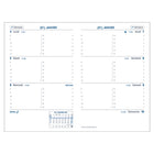 Quo Vadis Sapa X Weekly Planner - 9 cm W x 14 cm H - Toscana Assorted Colours - French-Open grid making note taking easy, Monday to Saturday from 8 am to 7 pm, 1 hour interval, Sunday no schedule