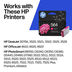 HP 564 Magenta Original Ink Cartridge (CB319WN)-Cartridge yield (approx.): 300 pages