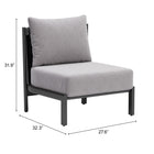 Zuo Horizon Accent Chair - Grey-6