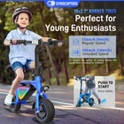 Gyrocopters Radi8 Electric Scooter for Kids - Speed 25 kmph - Range 20 km - LED Lights - Blue-Fuel your child’s sense of adventure with a powerful motor and a long-lasting 5.2 Ah battery