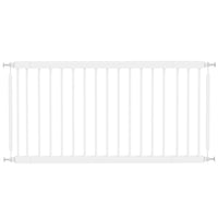 PawHut 26"-37" Dog Gate - 18" Tall Pet Gate and 2 Extensions - White-Adjustable width fits doors, hallways, and narrow spaces