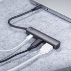 BlueDiamond Slim 3 in 1 USB-C Hub - 100 W PD-4K HDMI: 1 HDMI port delivers crystal clear resolution with UHD 4K compatibility at 30Hz. 