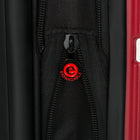 Air Canada Laurentian 24" Hardside Checked Luggage - 360-Degree Spinner - Red-Locking retractable push-button trolley handle supports controlled handling