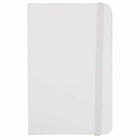JAM Paper Hardcover Small Journal Notebook With Elastic - 100 Lined Sheets - 3 3/4" x 5 5/8" - White-Size: Small (3.75 x 5.63 inches) | Fits easily in bags, backpacks, and brief cases.