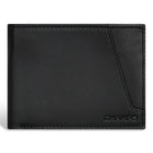 Champs Iconic Leather Top Wing Wallet - Black/Black-Leather Top wing wallet in gift box