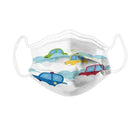 Orange River Kids 3 Layers Disposable Face Mask - Car Design - 10 Pack-Car Print