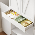 HOMCOM 72" H Farmhouse Kitchen Pantry Cabinet - White-Colour: White 