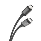 Scosche High Performance 240W USB-C to USB-C Braided Cable - 4 ft - Black-Handles up to 240W for rapidly charging your device