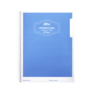Hilroy Core+ Notebook - 10.5" x 8" - 80 Pages - Assorted Colours ​-56 gsm white paper