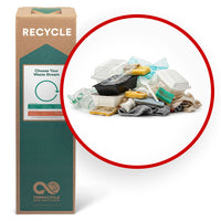 TerraCycle Kitchen Separation - Zero Waste Box - Medium-Recycle any non-recyclable and non-organic waste that is generated in the kitchen. This includes items such as plastic packaging, paper packaging, candy and snack wrappers, party supplies and dining disposables, cleaning accessories, coffee and tea accessories, water filters, and fabrics and clothing.