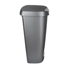 Umbra Brim 50L Step Can - Nickel-Made from polypropylene with nickel plated handle
