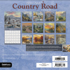 DateWorks 2026 16-Month Mini Wall Calendar - 7" x 7" - Country Road - English-13 High Quality Images printed on Premium Paper