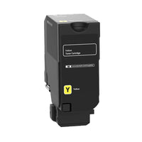 Ecotone Lexmark 71C1HY0 Reman Toner Cartridge - High Yield - Yellow-Produces vibrant, consistent color output for professional documents