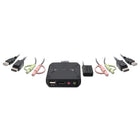 IOGEAR 2-Port 4K USB DisplayPort Cable KVM Switch-DisplayPort computer switch
