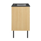 Modway Chaucer 30" Bathroom Vanity - Oak/Black-9