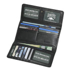 Roots Ladies Slim Clutch Wallet - Black-RFID Protection