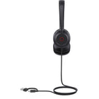 Yealink UH35 Dual UC USB-C/USB-A Wired Headset - UC-ActiveProtection technology safeguards users from acoustic injury